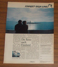 Seltene Werbung FINNJET-SILJA