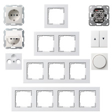 Gira E2 / System 55 reinweiß glänzend Steckdose Schalter Wippe -Auswahl