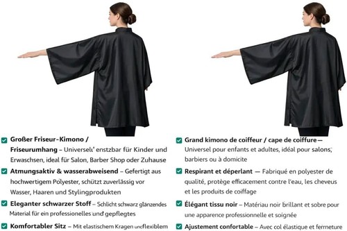 Friseur kimono kittel - kittel, mit