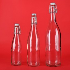 Glasflasche Bügelflasche