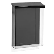 DIN A4 Hoch Prospektbox / Prospekthalter mit Deckel, wetterfest für Aussen