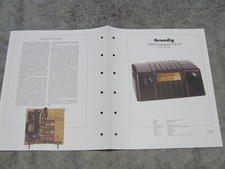 Schaltplan für Röhrenradio Radio Grundig UKW Zusatzgerät 106W Rundfunkmuseum
