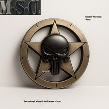 3D Totenkopf KFZ Metall