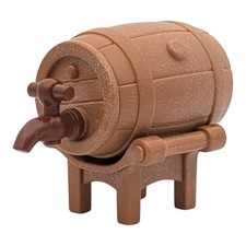 Playmobil Fass Braun Wasserhahn Mittelalter Taverne Burg lose