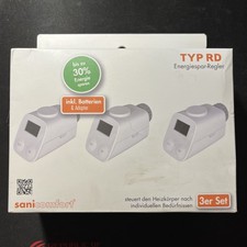 sanicomfort Energiesparregler 3er set Typ RD, elektronischer Thermostatkopf 
