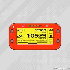 FLUORESZIERENDE ROTE STIL GEL