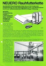 Neuero Rauhfutterkette, orig. Prospekt 1978