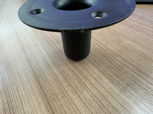 Boxenflansch stahl schwarz - boxenflansch,