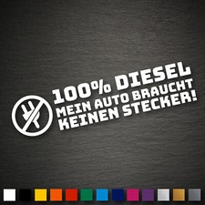 13333 100% Diesel Aufkleber
