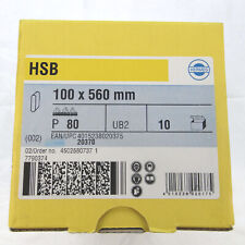 Schleifbänder f. Bandschleifer 100 x 560 mm Körnung 80 - 10 Stk. HTS Hermes NEU