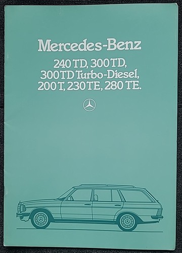 Mercedes w123 modell s123 - t-modell,