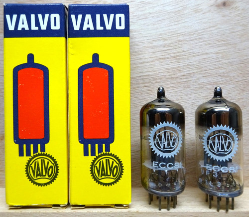 Pair valvo ecc81 - valvo, mullard