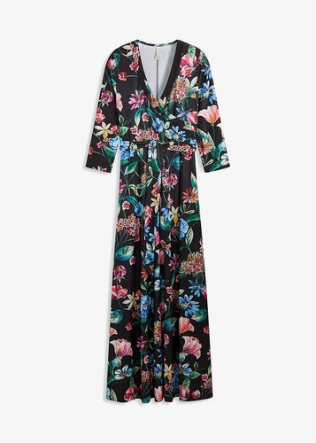 Bedrucktes maxikleid 36 38 - bedrucktes, gr.