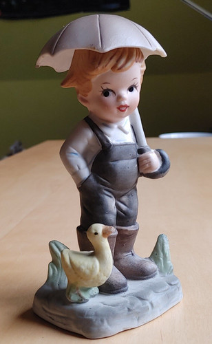Porzellan figur junge deko - junge,