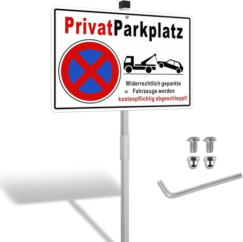Privatparkplatz schild - privatparkplatz,