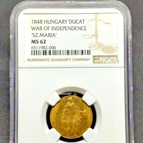 1848 hun gold - dukat, km433