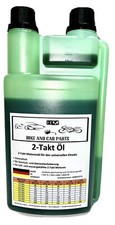 2 Takt Öl 1L universal Roller Motorsäge Mofa Zweitakt Mischöl Dosierflasche TOP