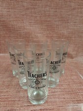 Teachers 6x Glas Scotch Whisky