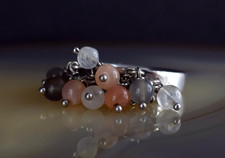 Ring silber 925 mondstein - 925,