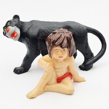 ©1982 Bullyland DISNEY DSCHUNGELBUCH 2" Figuren MOGLI & PANTHER BAGHIRA Bagheera