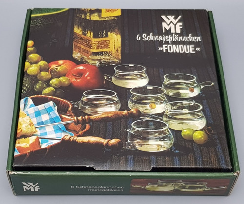 Wmf glas schnapspfännchen - 6x,