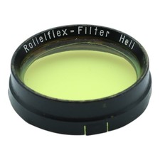 Rollei Rolleiflex Filter Hell Farbfilter Gelb Steckfilter 28mm