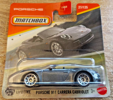 Matchbox  Porsche 911 Carrera Cabriolet Grau  Warenkorb spart Versand
