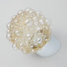Wandlampe Kellerlampe Bubble Lampe Porzellansockel 70er Jahre