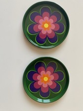 Zwei Untersetzer Vintage 70er