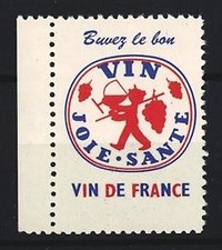 Reklamemarke Frankreich, Vin