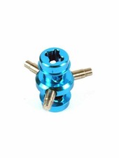 YEAH RACING - ALU STARRACHSE BLAU FÜR TAMIYA TT-01 UND M-CHASSIS # TT-069BU