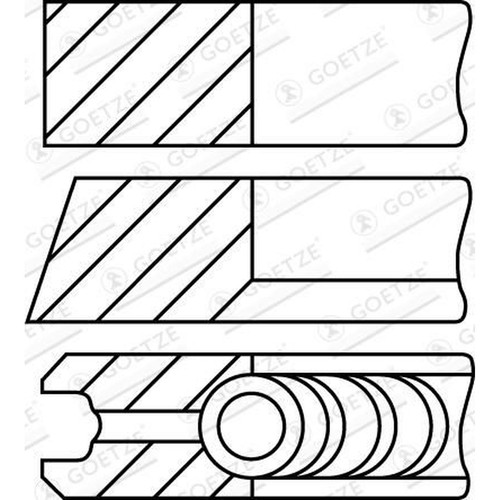 Goetze engine 336500 - goetze, 08-336500-10