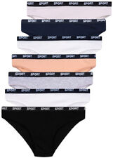7 Damen Slips Unterhosen