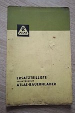 Atlas Hydrauliklader 320 Ersatzteilliste