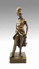 Abstrakte Kunst Bronze "Ratapoil", Figur nach Honore Daumier, signiert