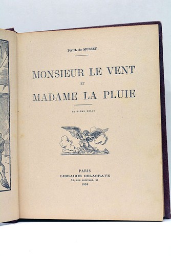 Altes buch musset monsieur - altes,