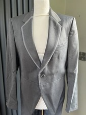 Vintage Gehrock grau Herren