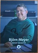 Björn Meyer Orig Autogramm signiert TATORT Münster uvm - AK