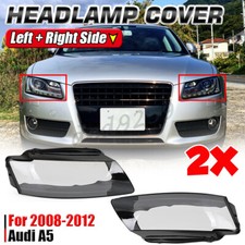 2x Scheinwerferglas Streuscheibe Klar Linsen Für Audi A5 S5 2008-12 8T0941029/30