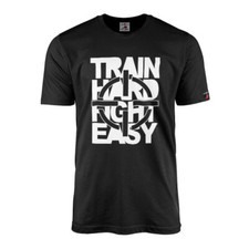 Train hard fight easy Shooting Day Schieß Training Sportschütze T-Shirt#41111