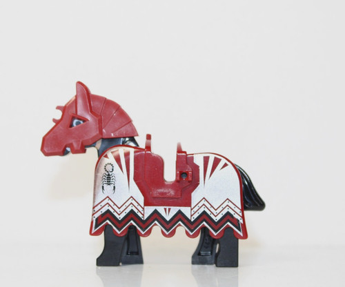 Lego pferd mit satteldecke - ,