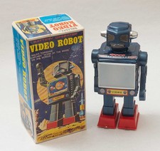 SELTENER 70ER JAHRE JAPAN HORIKAWA VIDEO ROBOTER SEHR SAUBER FUNKTIONSTÜCHTIG VERPACKT