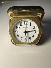 Reisewecker Europa 2 Jewels klappbar Handaufzug funktionsfähg 60er Jahre Vintage