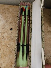 Vintage Künstler Pinsel Chinesische Kalligraphie Schreibset 3 Stück