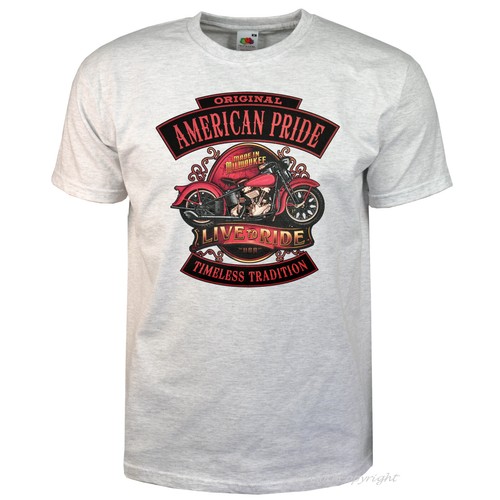 Retro bikermotiv shirt - bikermotiv, t-shirt