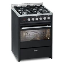 Gurari GCH E 610 BL Standherd Schwarze Gasherd 60 cm 60 L Erdgas Fl.Gas 4 Kw WOK