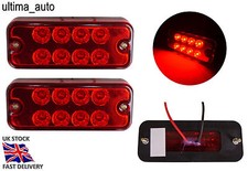 2pcs Red Marker Sides 8 LED