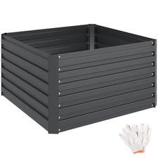 Hochbeet Pflanzenkasten Gartenbeet Kräuterbeet Beetkasten Verzinkt Stahl 540l