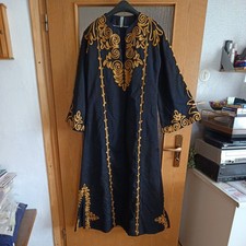  Gr. 42  Kleid Kaftan Maxi schwarz 