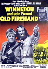 WINNETOU UND SEIN FREUND OLD FIREHAND EA Plakat von 1966 in A 2